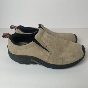 Merrell Jungle Moc Women’s Size 9.5 Classic Taupe Suede Comfort Shoes Slip On